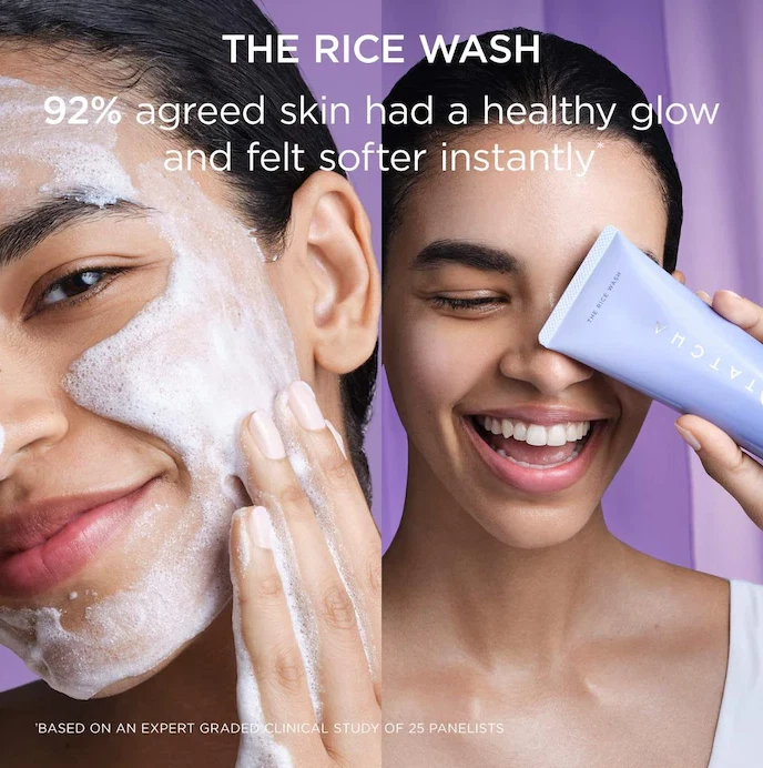 Мини-дуэт Tatcha The Rice Wash & Dewy Cleanse & Hydrate ~ НОВЫЙ В КОРОБКЕ ~ ПОДЛИННЫЙ - Изображение 4 из 4