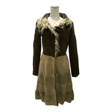 FENDI Reversible Beige Coat Size 40 Used Stylish 80s