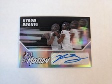 2025 Leaf Pro Set In Motion Autographs Kyron Drones #SM-KD1 Silver /25