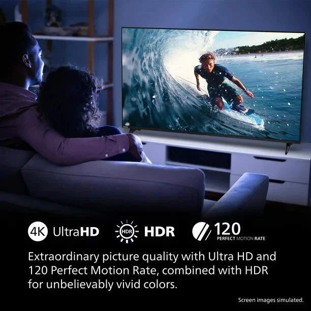 Philips 75" Class 4K Ultra HD (2160p) Google Smart TV (75PUL7552/F7) FAST SHIP! - Image 2 of 4