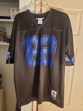 Dallas Cowboys Football Jersey Men's Large Black Blue NFL Jason Witten 82 Shirt