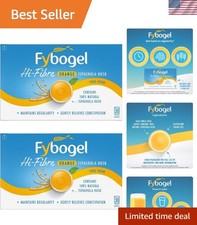 Hi-Fibre Orange Flavor Sachets - Natural Constipation Aid with Ispaghula Husk