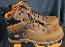 Timberland Pro Hypercharge 6" Comp Toe WP Work Boot Brown Men SZ 10.5 New Defect