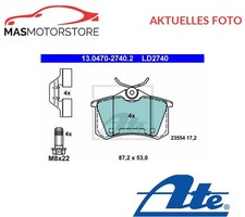 SATZ BREMSBELÄGE BREMSKLÖTZE HINTEN ATE 130470-27402 P FÜR CITROËN DS3,C4 I