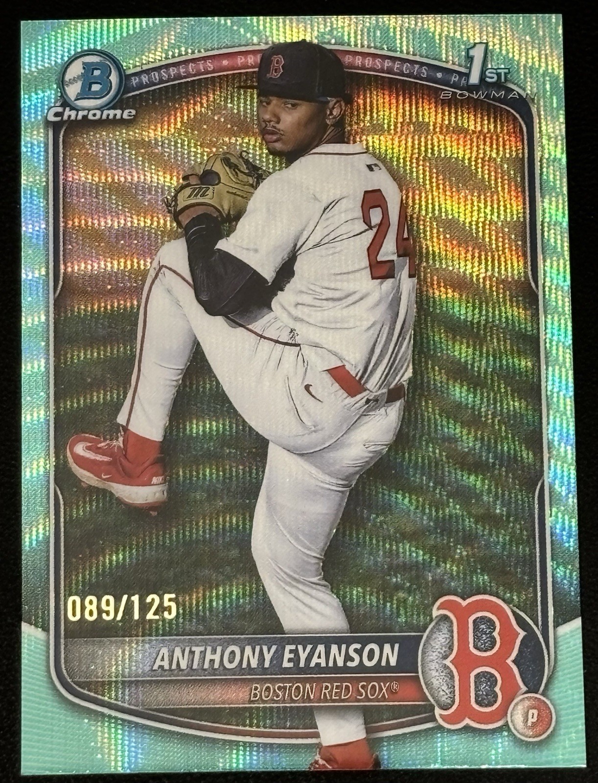 2025 Bowman Draft Chrome /125 Aqua Wave Anthony Eyanson BDC-116