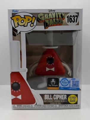 Funko POP! Bill Cipher Disney Gravity Falls #1637 [GITD] [TOY TEMPLE EXCLUSIVE]