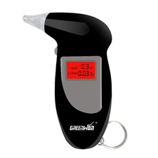 Battery Powered Breathalyzer Keychain Digital Alcohol Tester Detector Breath ...