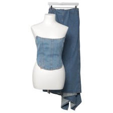 Magda Butrym, Tube Top, Größe: 36, Blau, Ba...