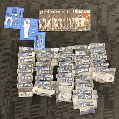 DEAGOSTINI/FANHOME STAR WARS R2-D2 Build 1-46 Parts + Magazines (READ DESCRIPTIO