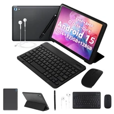 Urao 10.1 inch Android 14 Tablet HD Touchscreen Octa-Core 14GB + 128GB WIFI 6