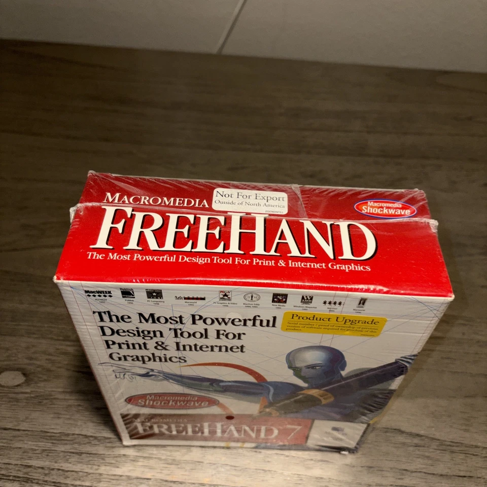 Macromedia Freehand 7 Mac User Box BRAND NEW SEALED! ￼ - Image 3 of 4