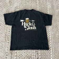  Fruit Of The Loom XL Black T Shirt God Save The Keg Hack & Slash Ale Tee