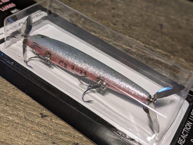 Chemical Reaction T5 Plus Blue Silver Lame Spinnerbait Used - Image 3