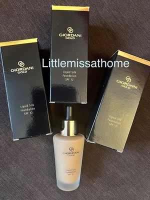 ORIFLAME GIORDANI GOLD LIQUID SILK FOUNDATION LSF12 ivory natural beige vanilla