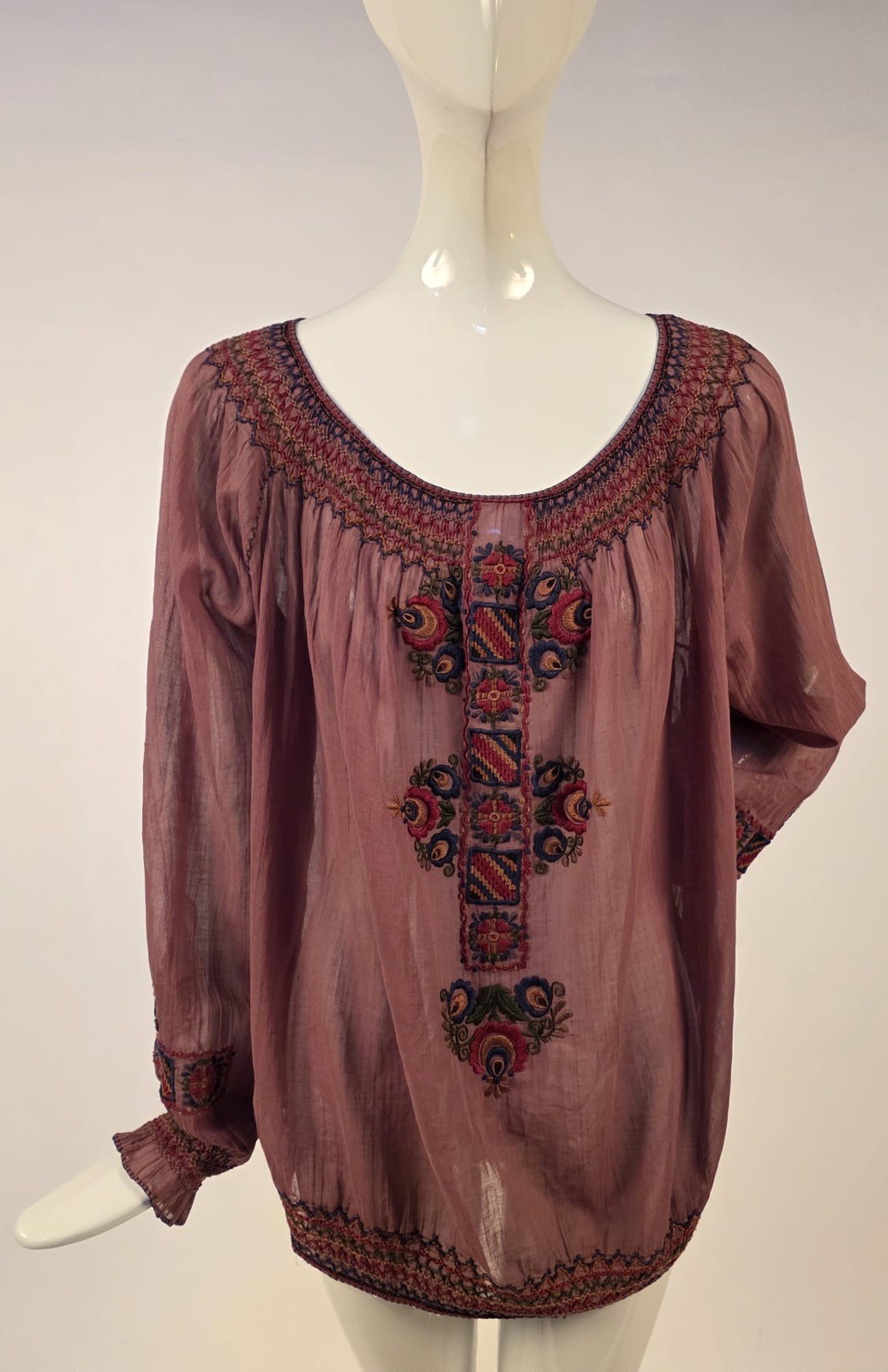 BEAUTIFUL BOHEMIAN 1930’S HAND EMBROIDERED HUNGAR… - image 1