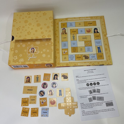 American Girl 1974 Julie Boxed Set With Game 6 Paperback Books Series Boxset - Picture 2 of 11