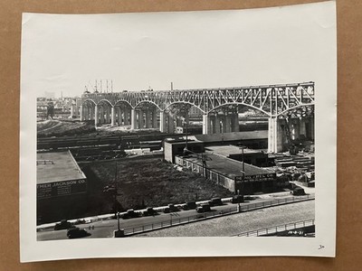 Vintage PHOTO Pfeil Co Stair Cabinet Building BRIDGE Construction Cleveland OH