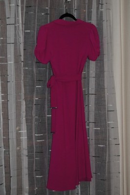 NWOT DKNY Women's Tie-Waist Point Collar A-Line Dress Sz. 6