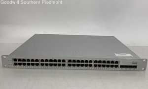 Cisco Meraki MS220-48 48-Port Gigabit PoE+ Cloud-Managed Switch - Tested