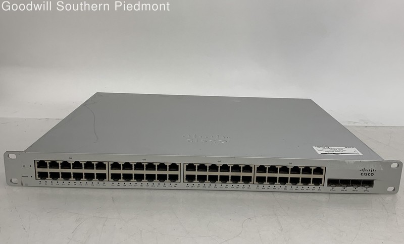 Cisco Meraki MS220-48 48-Port Gigabit PoE+ Cloud-Managed Switch - Tested
