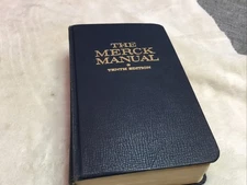 Vintage The MERCK MANUAL  of Diagnosis and Therapy 10th Edition 1961 Hardcover