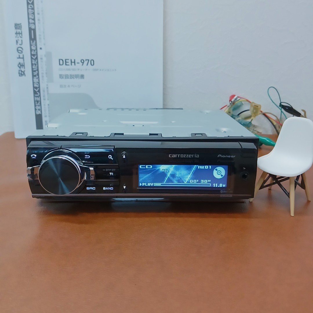 Pioneer Carrozzeria DEH-970 1DIN Car Audio CD USB Bluetooth DSP