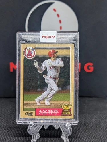 Shohei Ohtani 2021 Topps Project 70 - Bobby Hundreds 1987 Topps Baseball #650