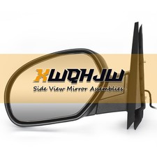Driver Black Power Heated Mirror For Chevy Avalanche Tahoe Gmc Sierra 1500 Yukon