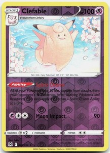 Clefable 063/196 Lost Origin Reverse Holo