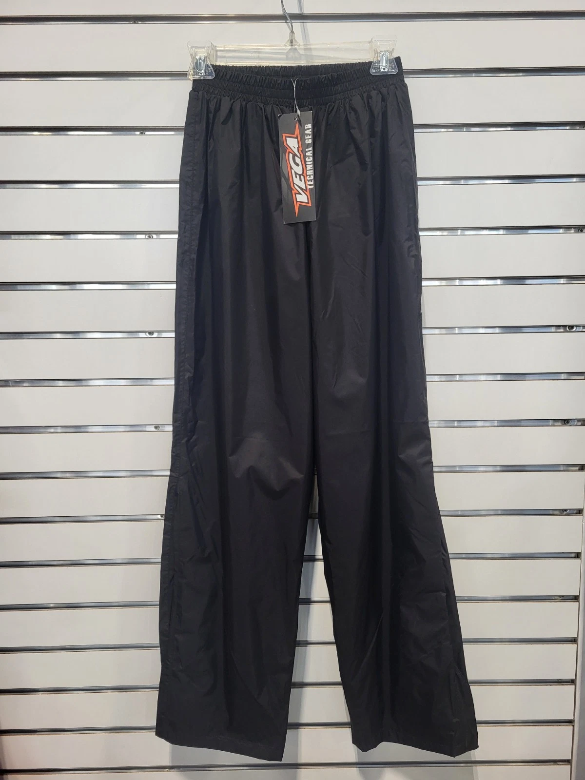 New Vega Black Rain Pants size S