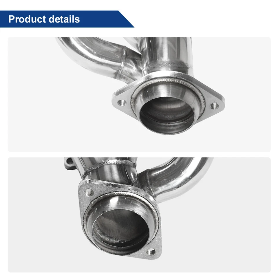 Headers Fits Dodge Ram 1500 2009-2018 5.7L HEMI Shorty Stainless Performance Foto 2 de 4