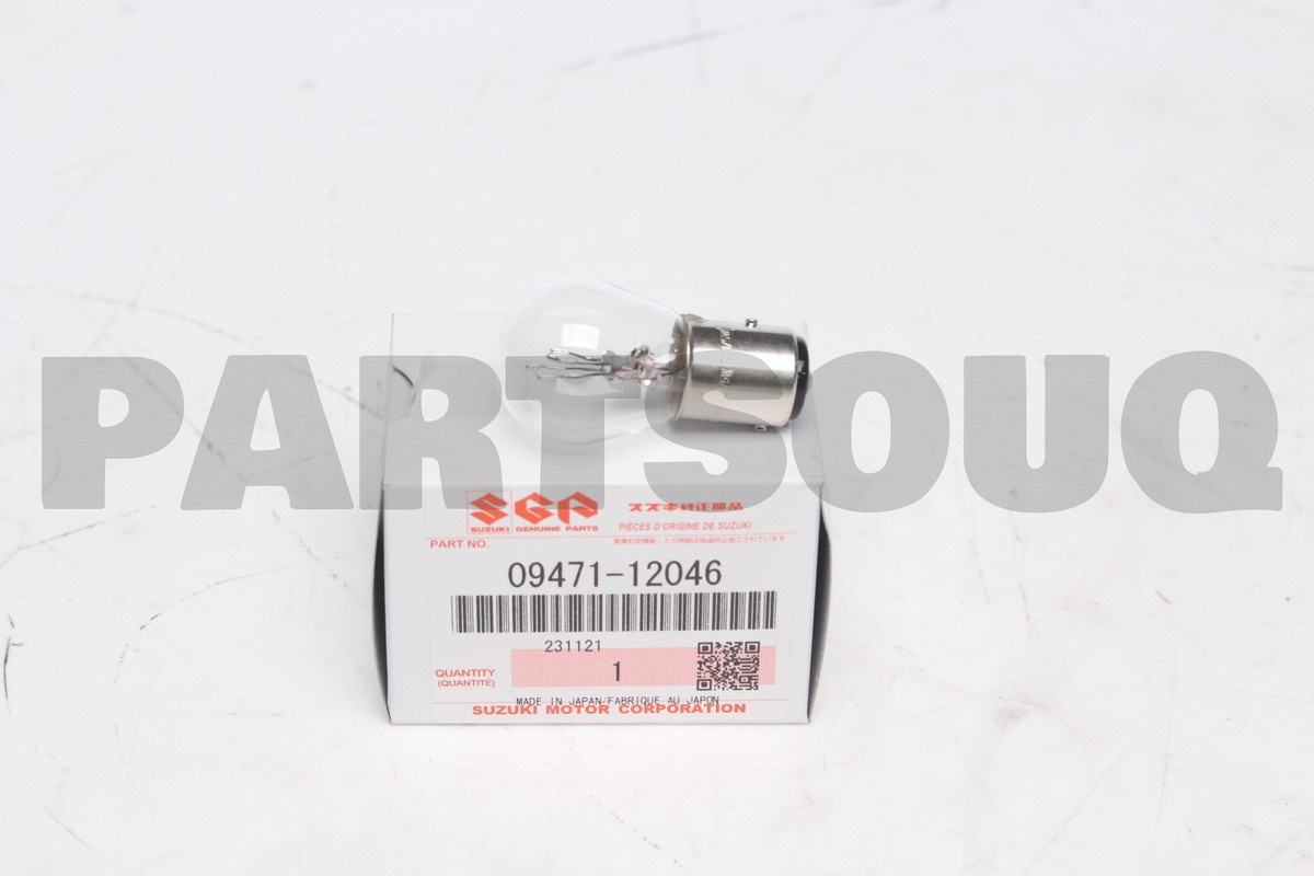 0947112046 Genuine Suzuki BULB (12V 21/5W) 09471-12046 | eBay