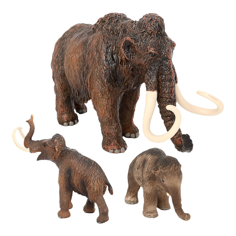 3 Pcs Desk Decoration Desktop Decor Animal Figurines Suit Child