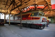 PHOTO  FRENCH RAILWAY -  SNCF CLASS CC6500 C-C NO 6503 'BOURGES' WITH 'AQUITAINE