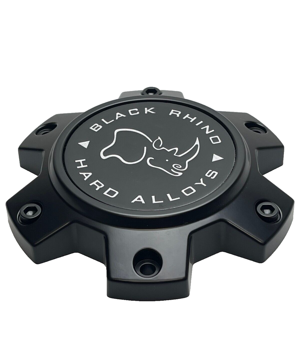 Black Rhino Satin Black Wheel Center Cap W/Screws PCQ39-6139 PCD