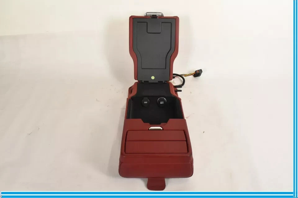 14-17 Maserati Ghibli Rear 2nd Row Seat Center Console Armrest Trim Assembly OEM