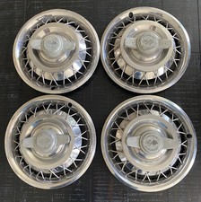 Chevrolet Hubcaps 1964 1965 1966 14 Wheel Covers Chevy Ii Set Of 4 Vintage