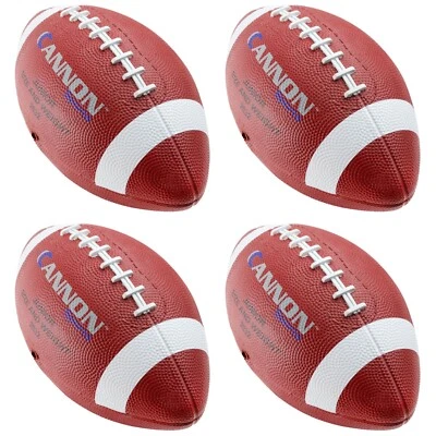 Cannon Sports Rubber Pee Wee Football, Set Of 4 NEW ***READ DESCRIPTION***