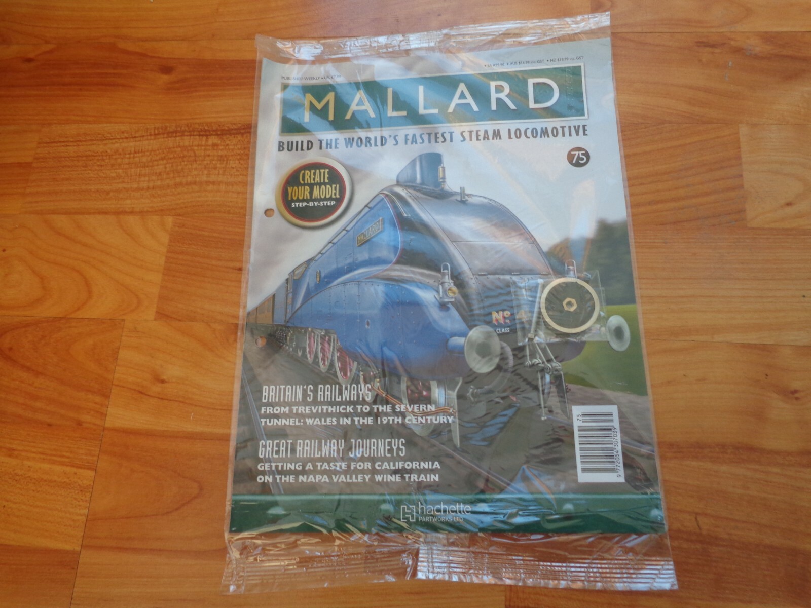 O GAUGE HACHETTE BUILD YOUR OWN THE MALLARD LOCOMOTIVE MODEL TRAIN ISSUE 75 PART