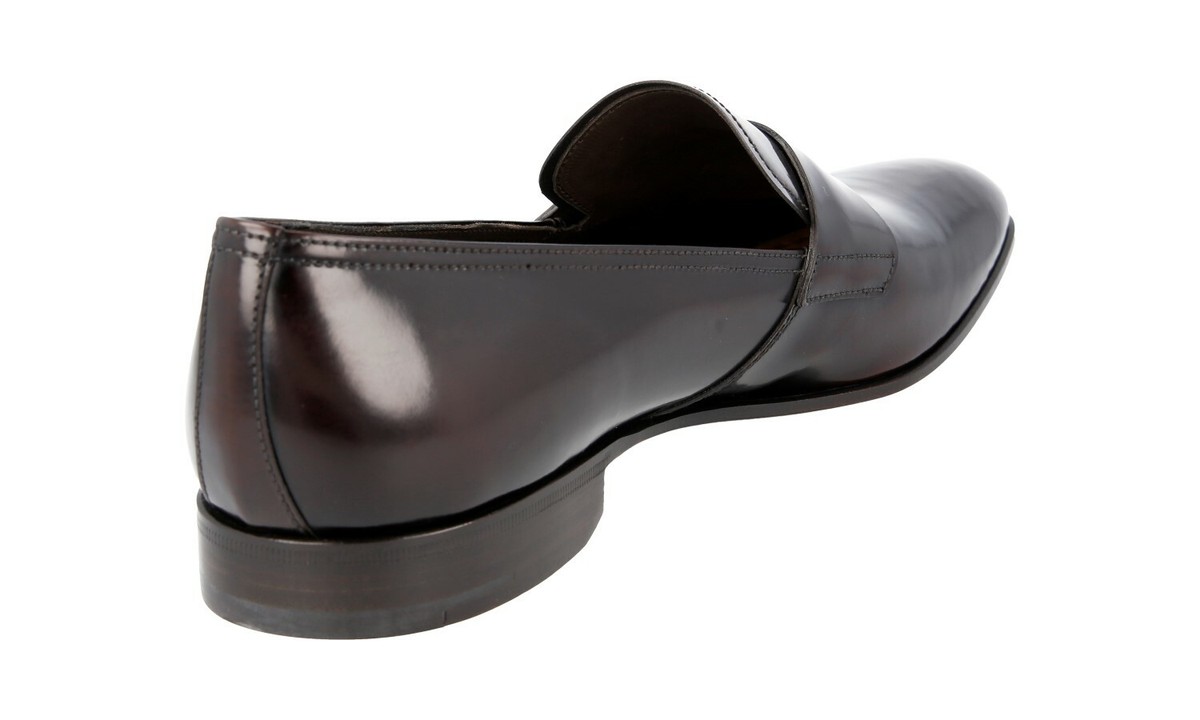 PRADA 2DA035 Men’s Bruciato Business Shoe in original box Prada Black Milano Authentic Empty Shoe box Medium 13.5x8  main image 4