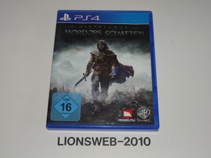 Sony Playstation 4 Ps4 Spiel Herr Der Ringe Mittelerde Mordors Schatten 103 Ebay
