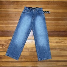 Southpole Boys Youth Size 12 Denim Blue Jeans Y2K Skater 90s Logo New with Tags