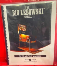 The Big Lebowski FULL COLOR Pinball Game Operations Manual by Dutch Pinball sA
