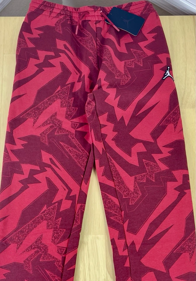 Pantalones rojos de gimnasio Jordan Essentials 95B678-R78 - grandes para niños - nuevos con etiquetas Foto 2 de 4