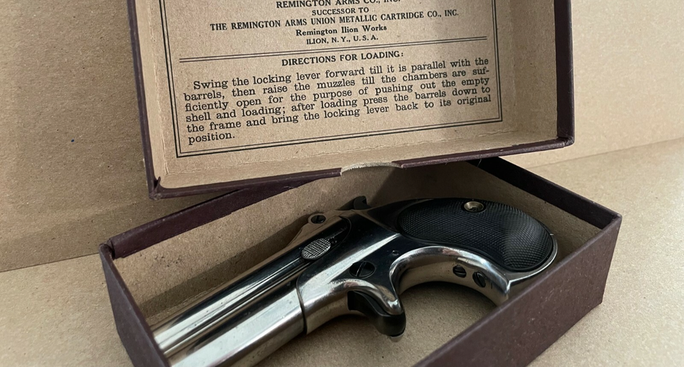 Remington Caliber 41 Rimfire Derringers BOX made between 1898 and 1935 ...