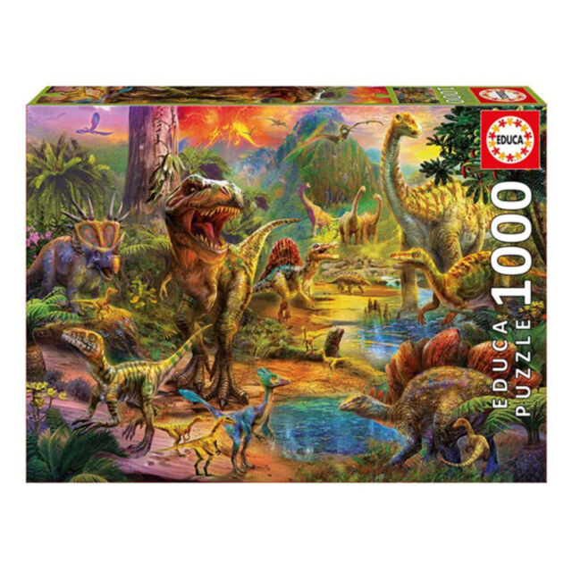 Puzzle Dinosaur Land Educa 17655 [1000 pcs]