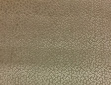 BRUNSCHWIG FILS LA PANTHERE VELVET SAND ANIMAL SPOTS FABRIC BY THE YARD 54"W