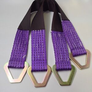 24 Inch Axle Purple Tie Down Strap 