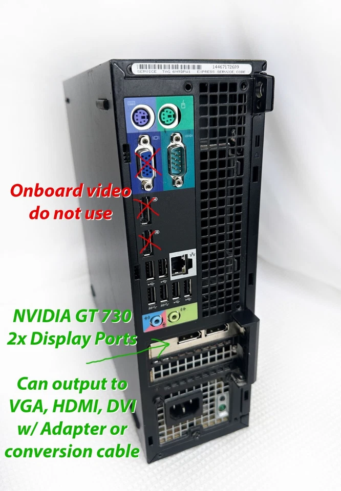 Windows XP PRO SP3, NVIDIA GAMING PC- Dell Optiplex 7010, i7, NEW SSD, MAX Ram - Image 3 of 4