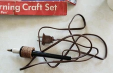 VINTAGE WONDER PEN WOODBURNING SET WITH  INSTRUCTIONS